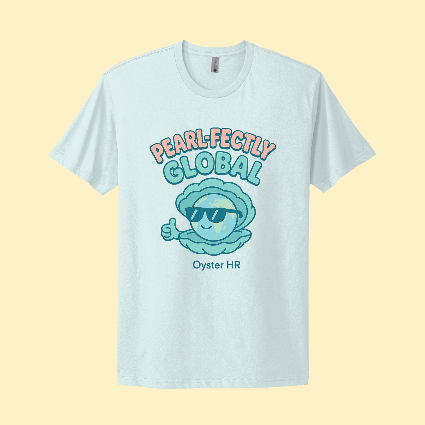 Oyster Birthday Unisex Tee - Light Blue