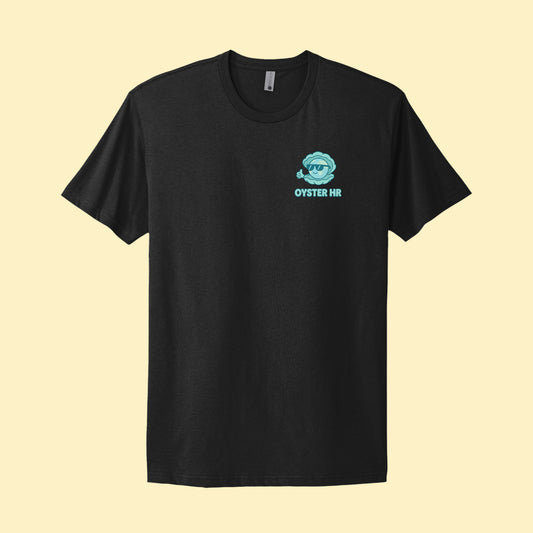 Oyster Birthday Unisex Tee - Black Small Logo
