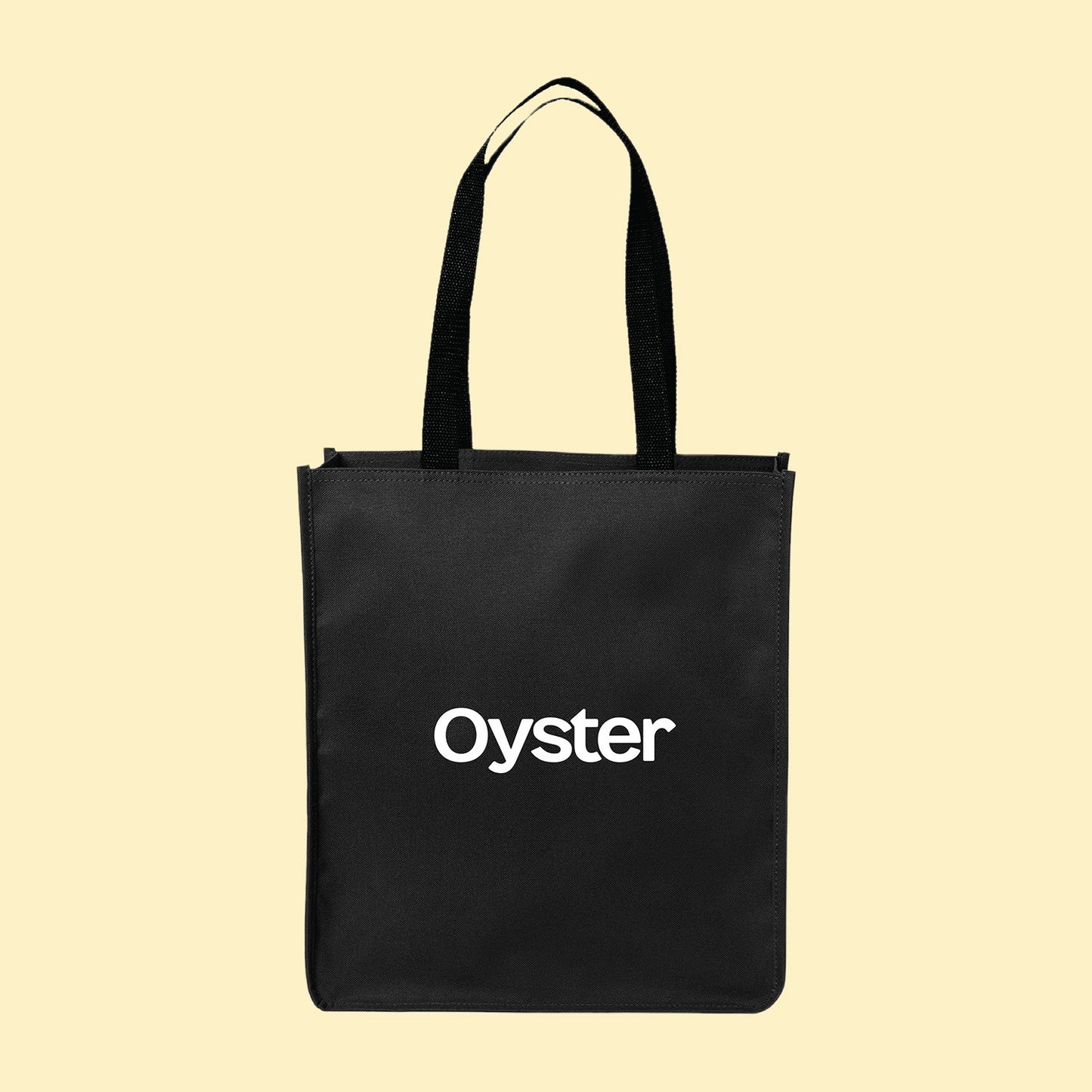 Oyster Logo Tote Bag - Black